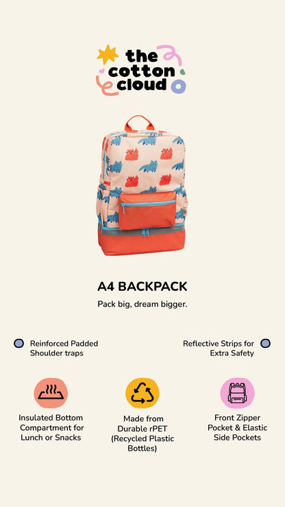 Sac à dos pour enfants A4 Veggie Pals