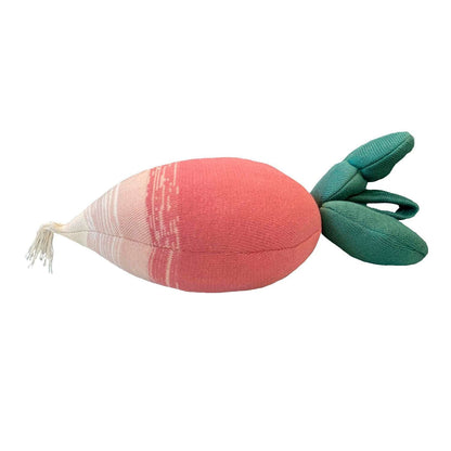 Coussin tricoté Ramona le Radis – vue produit 3