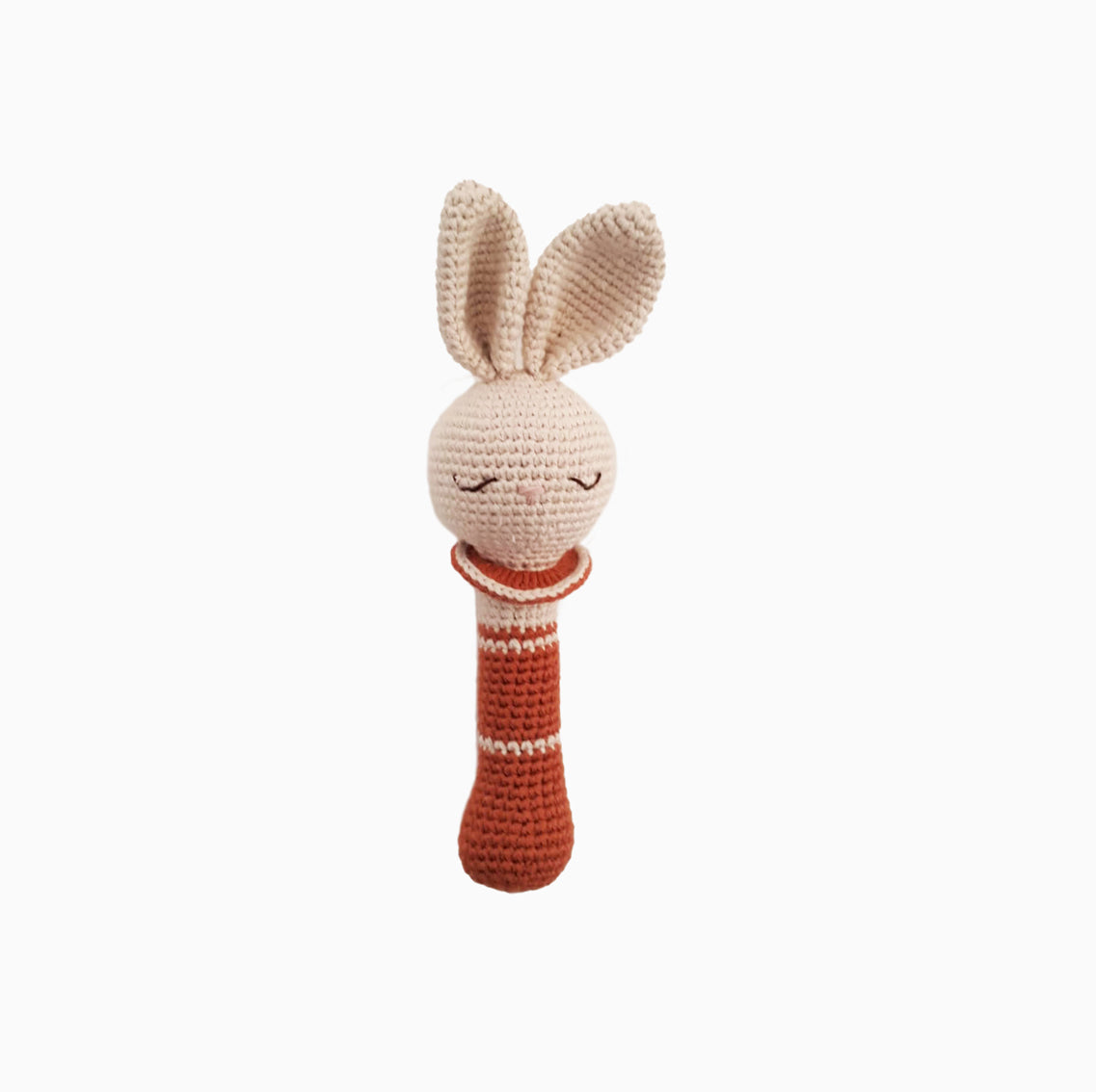 Hochet Lapin Terracotta Patti Oslo - OFCK.fr