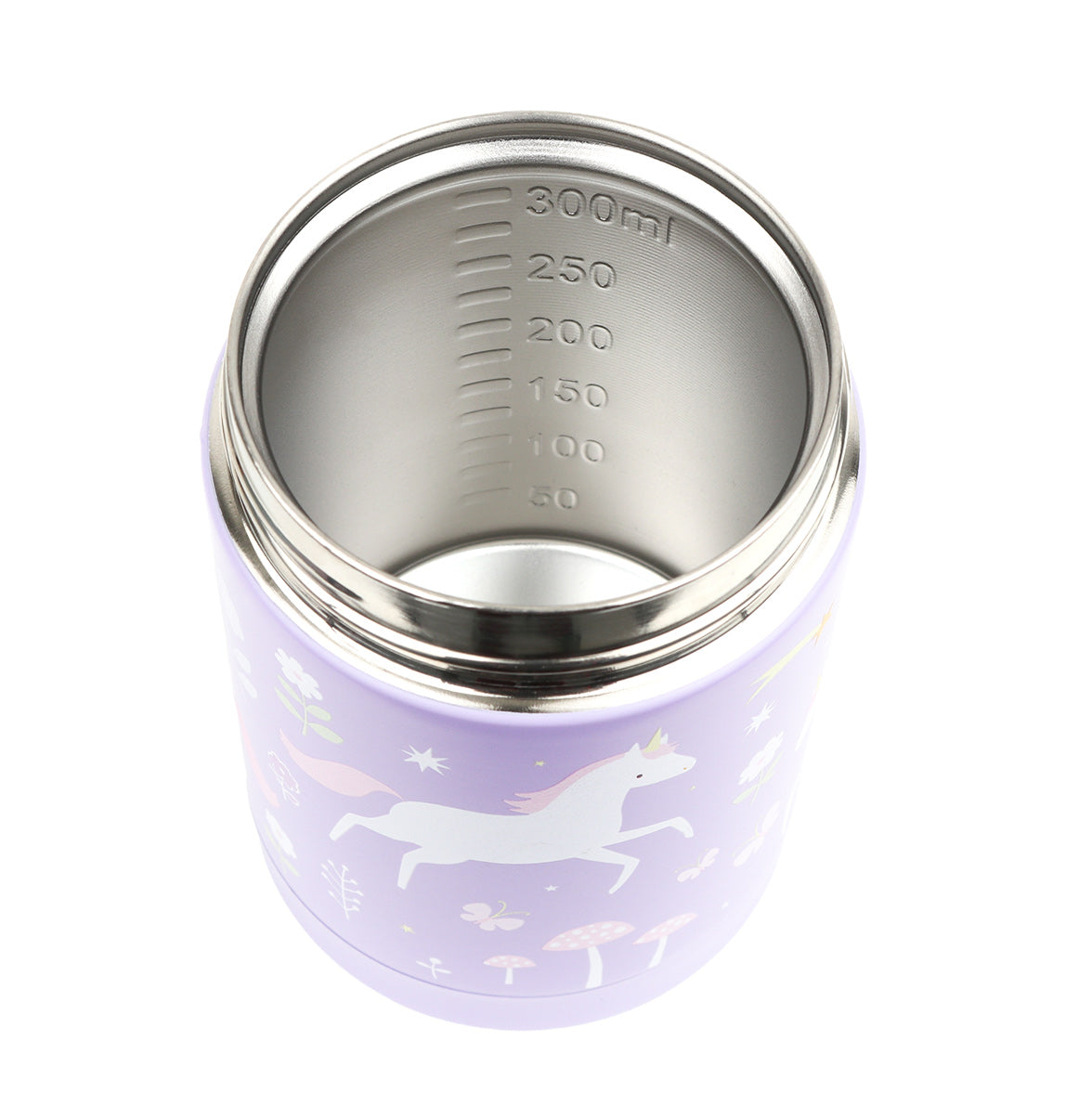 Pot alimentaire isotherme en inox - Unicorn Dreams – vue 5 – A Little Lovely Company