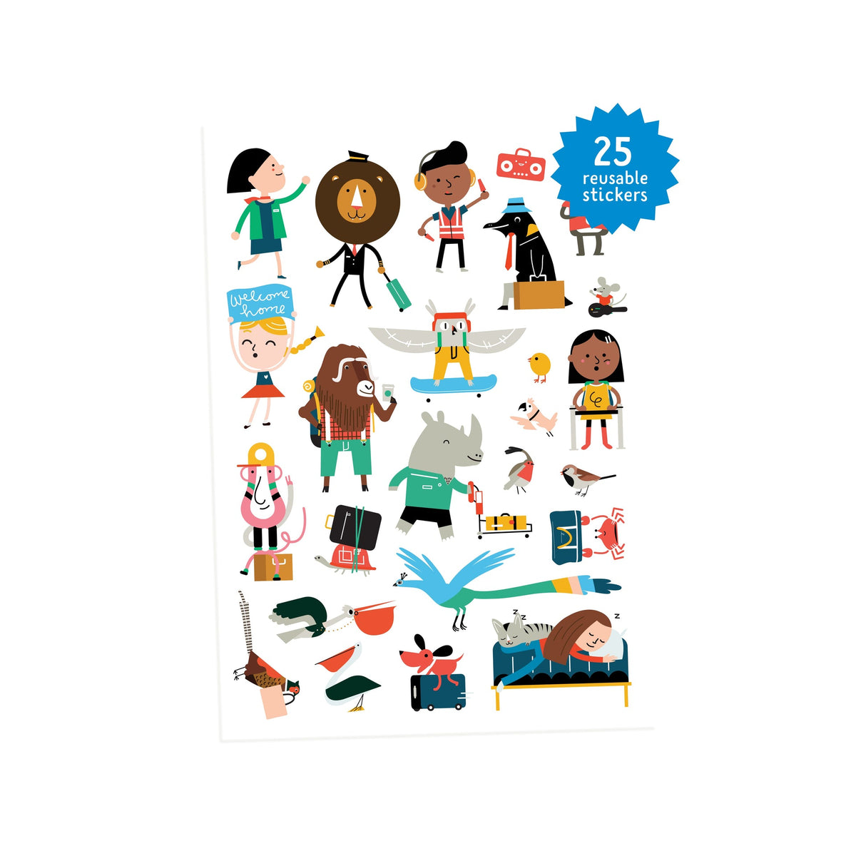 Coloring Poster Sticker
