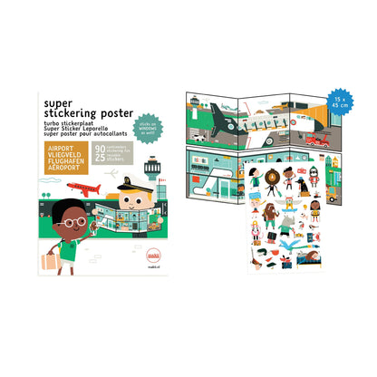 Coloring Poster Sticker