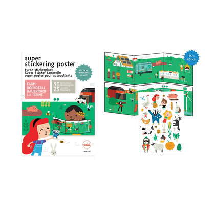 Coloring Poster Sticker