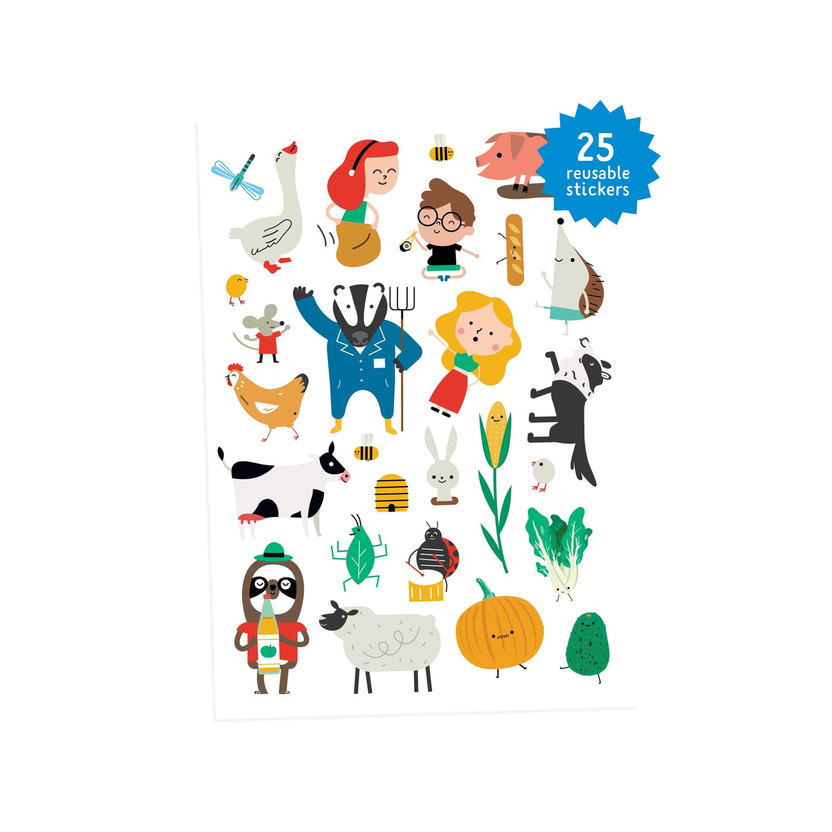 Coloring Poster Sticker
