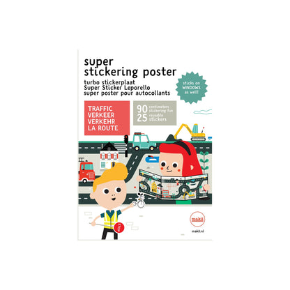 Coloring Poster Sticker