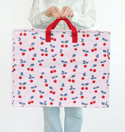 Grand sac de rangement XL - Cerises – vue 2 – A Little Lovely Company