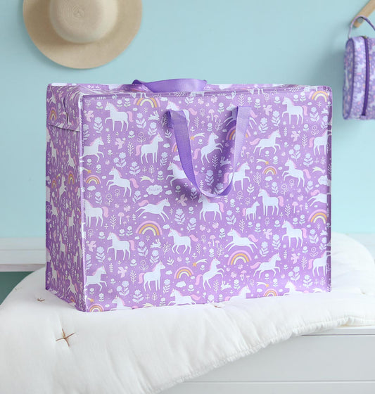 Grand sac de rangement XL - Unicorn Dreams – vue 2 – A Little Lovely Company