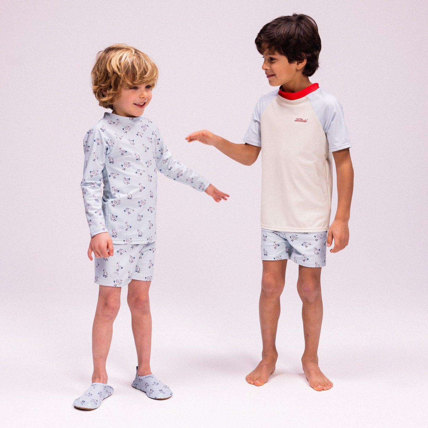 Swimming T-Shirt Short Sleeves - Multicolored - Seas The Day