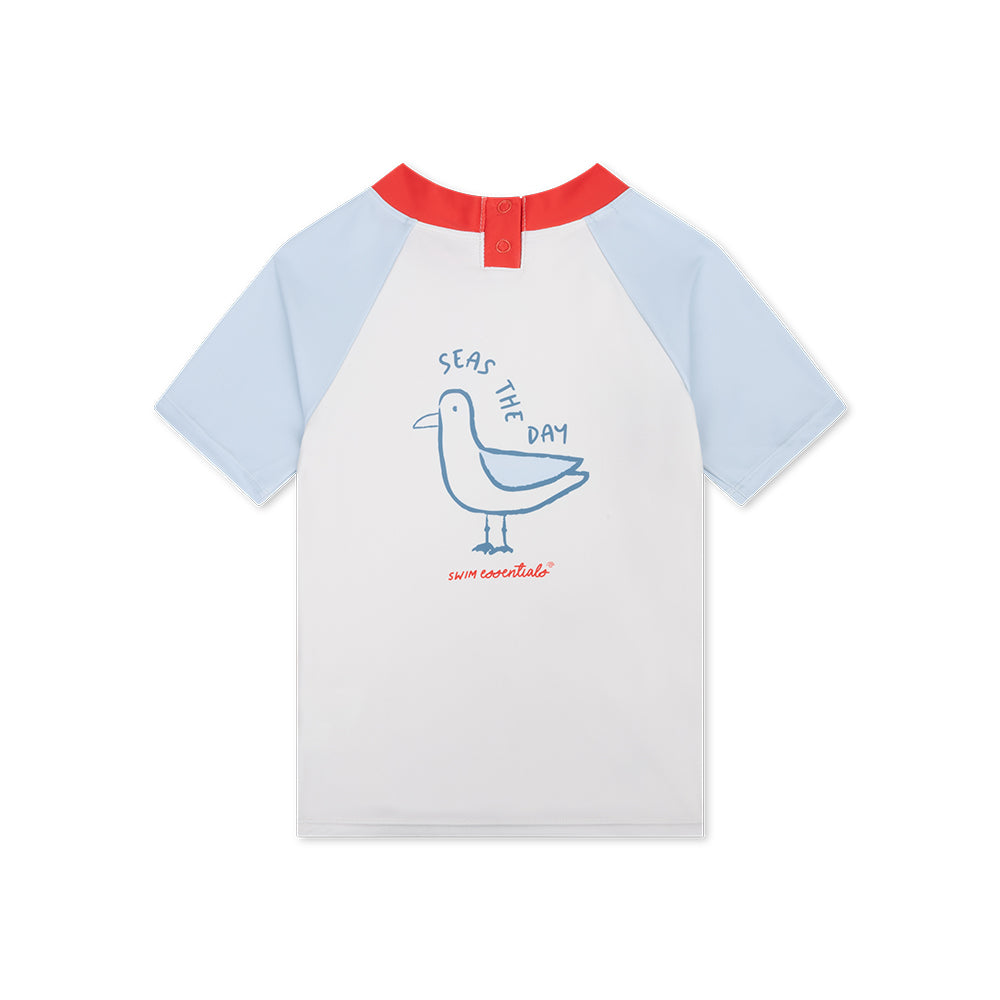 Swimming T-Shirt Short Sleeves - Multicolored - Seas The Day