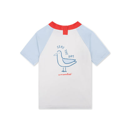 Swimming T-Shirt Short Sleeves - Multicolored - Seas The Day