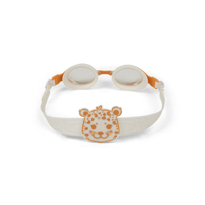 Swimming Goggles - Beige - Leopard