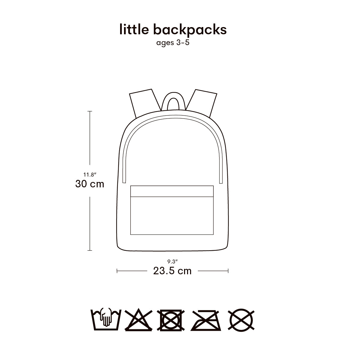 Petit sac à dos enfant - Amis des animaux – vue 7 – A Little Lovely Company
