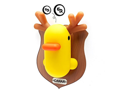 Gelbe Ente Wandsparschwein