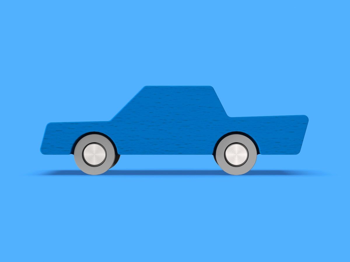 Voiture réversible bleue