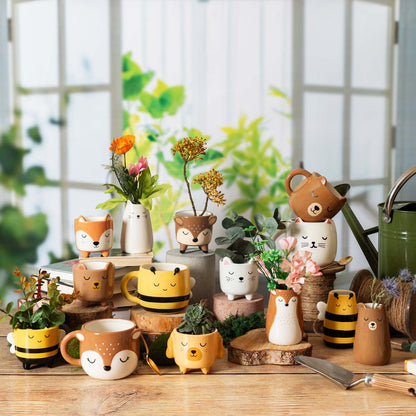 Mini jardinière à abeilles sur pieds