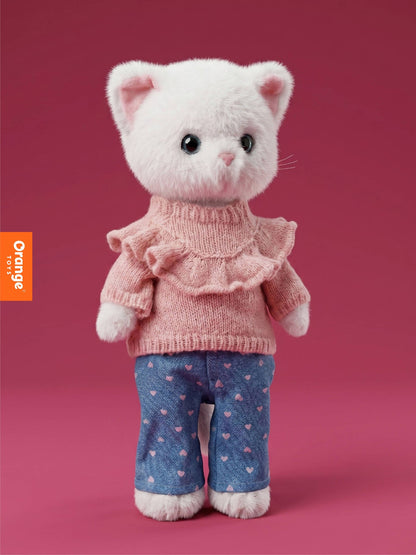 Poupée en peluche Lucky Kitty : Sweet Denim - 38 cm - 3+
