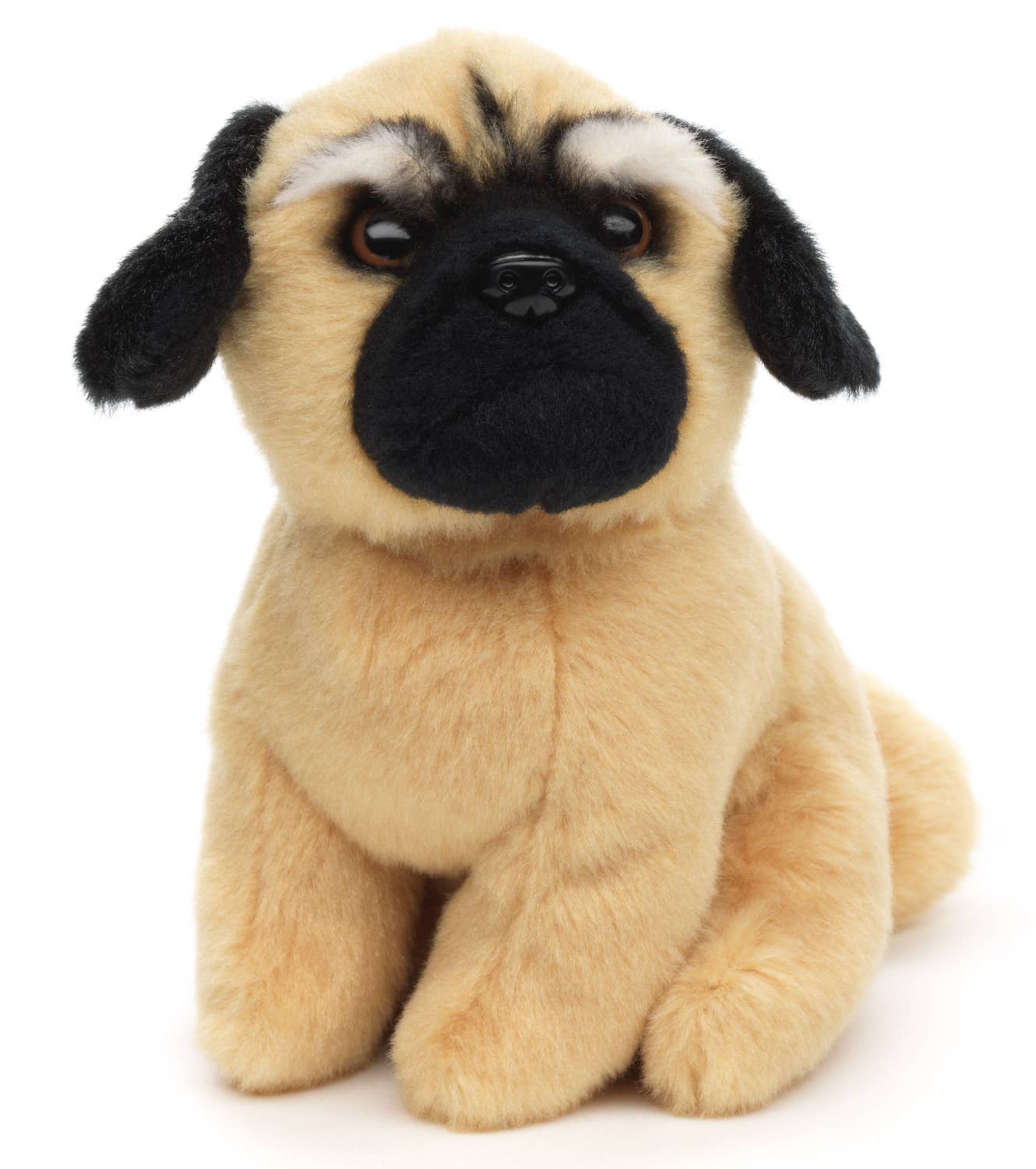 Peluche carlin assis