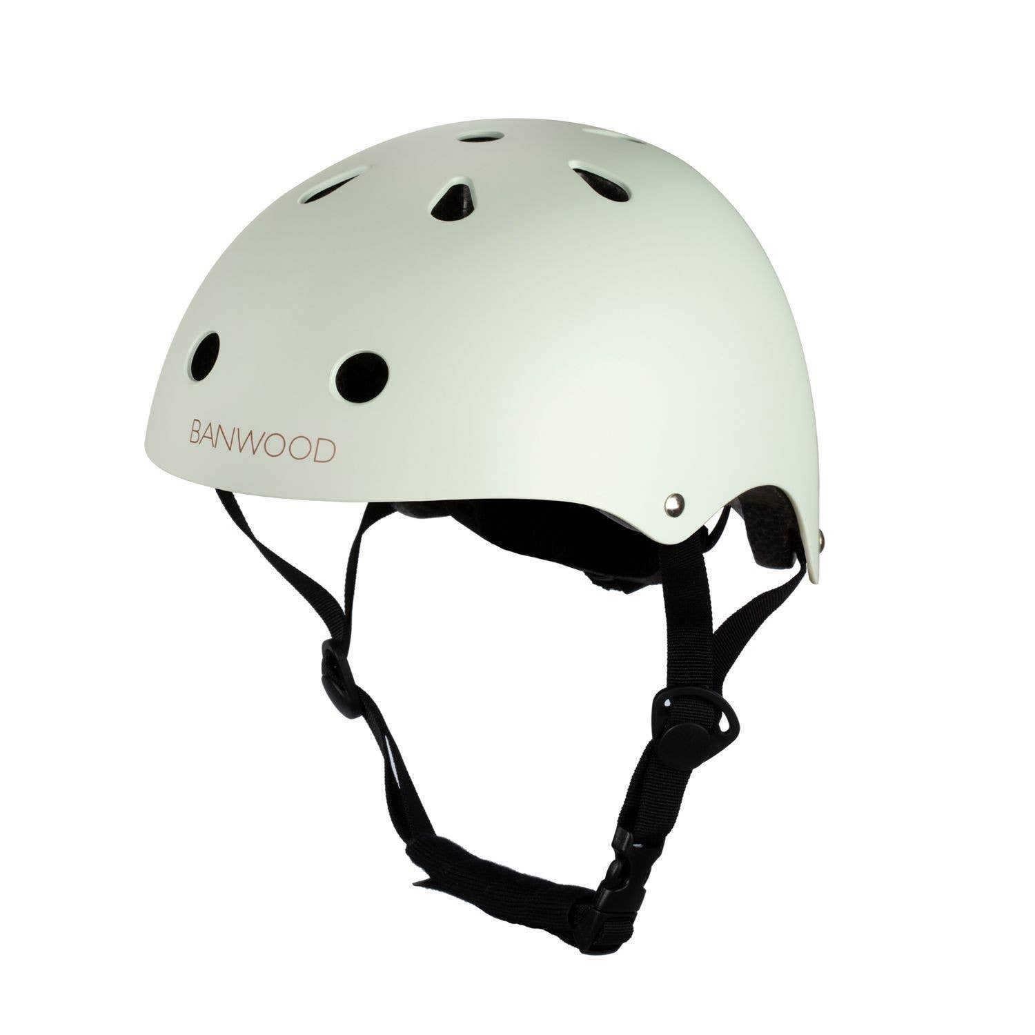 casque enfant vert menthe mat banwood