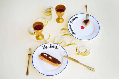 Assiette LA FAMILLE S'ÉCLATE - The Boss