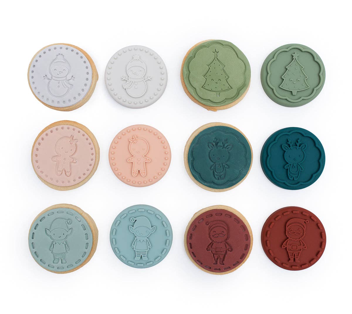 Tampons à biscuits de Noël - Timbres de Noël