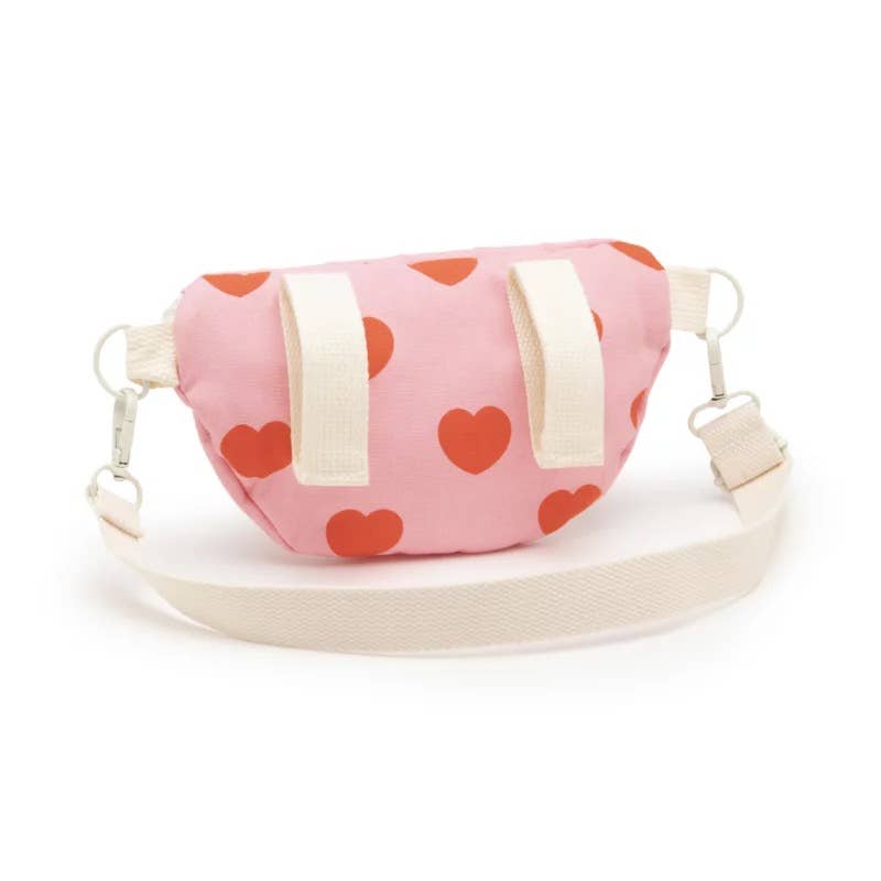 Children's Pink &amp; Red Hearts Fanny Pack