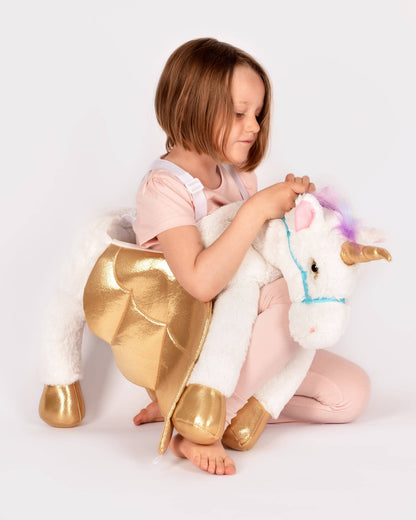 Unicorn poncho one size 80 x 80 cm