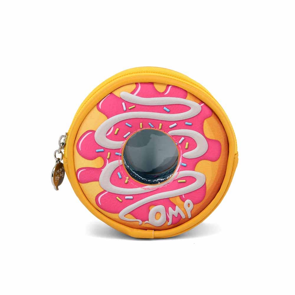 Porte-Monnaie Rond Oh My Pop! « Popnut » – Rose