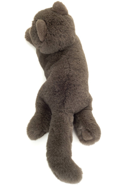 Peluche Chat Chartreux Couché - Teddy Hermann