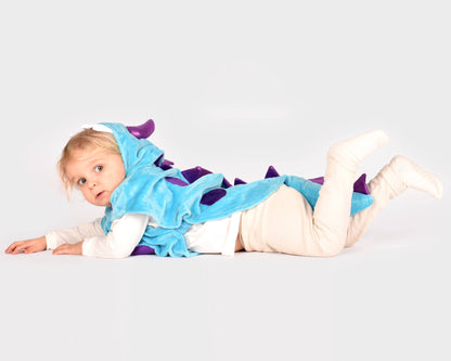 Cape Mini Monstre Bleu Taille 86-110 cm 1-4 ans