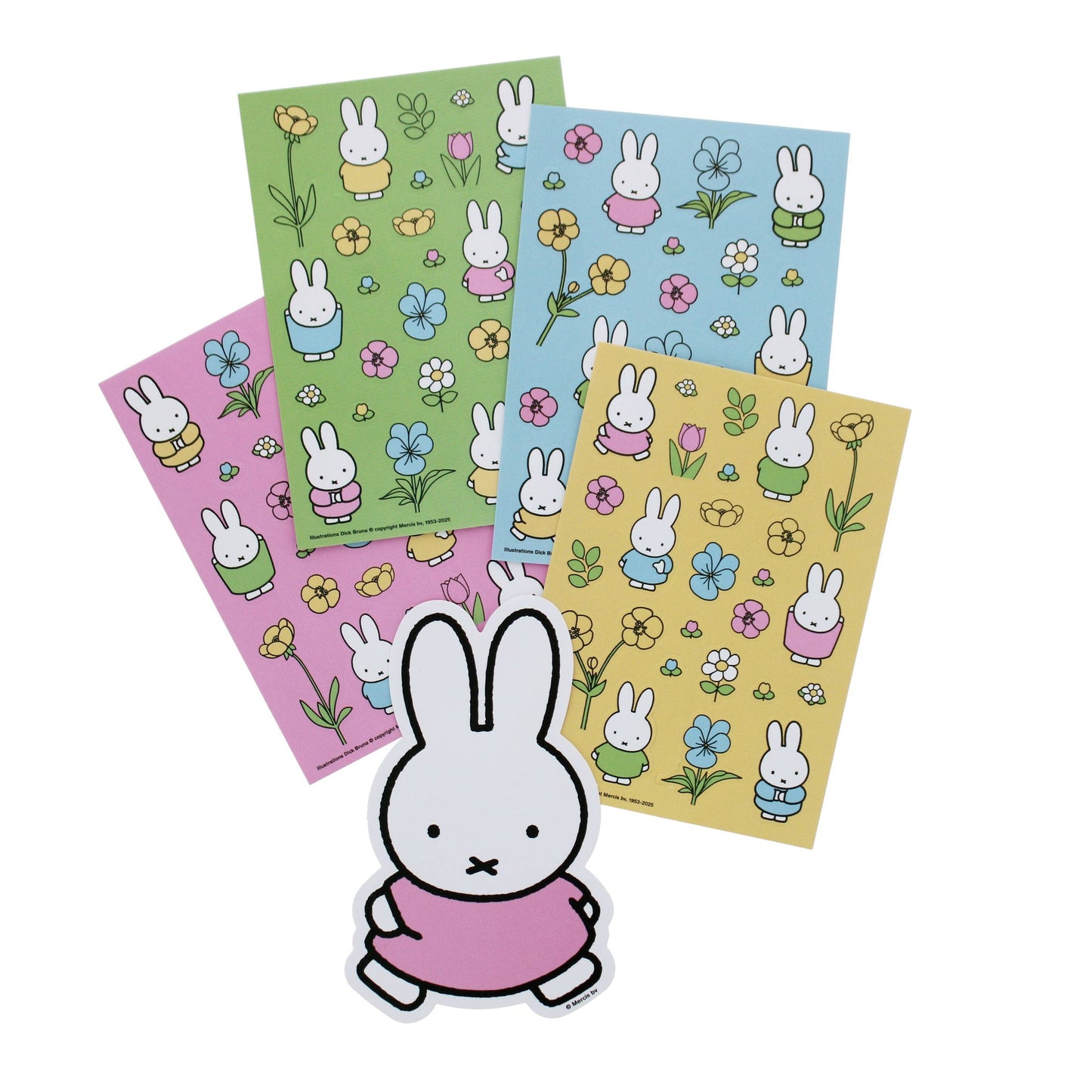 Feuilles d'autocollants Lapin Miffy