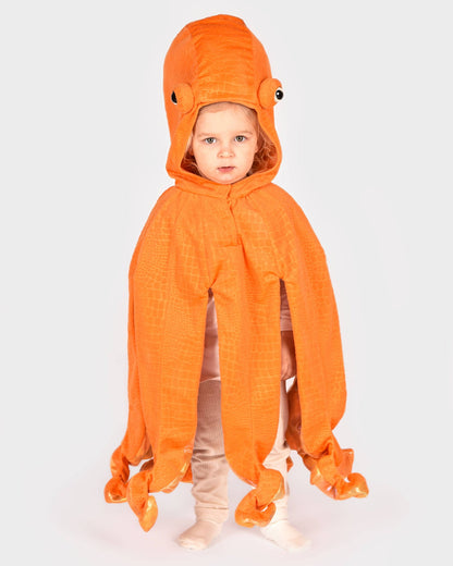 Oktopus-Kostüm Größe 98-104 cm für Kinder von 2 bis 4 Jahren