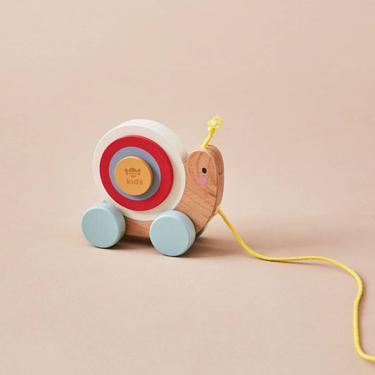 Jeu Jouet en Forme D'escargot pour Enfants en Bois Just Bee Kids