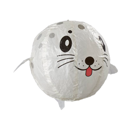Card with Japanese Paper Balloon - Seal