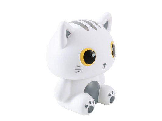 Giant white cat piggy bank