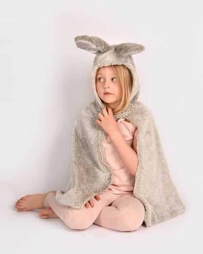 Cape Bunny Fluffy Deluxe 98-128 cl 3-8 ans