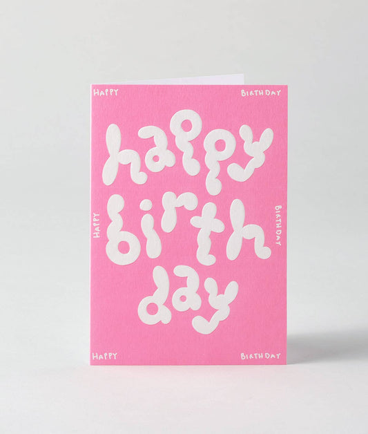 "Happy Birthday" card