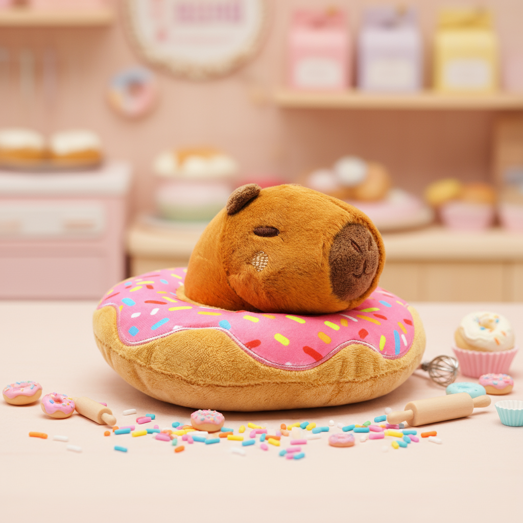 Peluche Capybara Donut