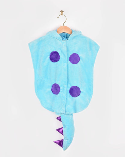Cape Mini Monstre Bleu Taille 86-110 cm 1-4 ans