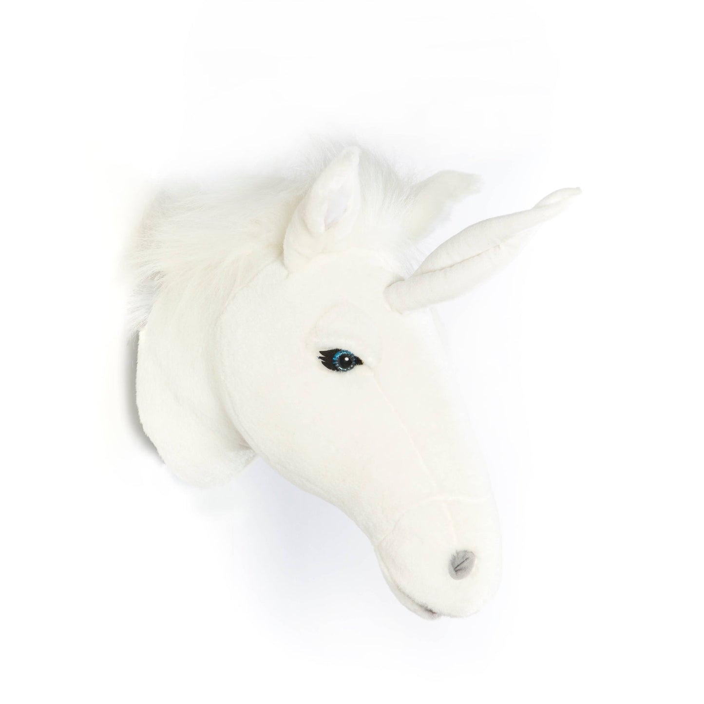 Claire the White Unicorn Plush Wall Decor