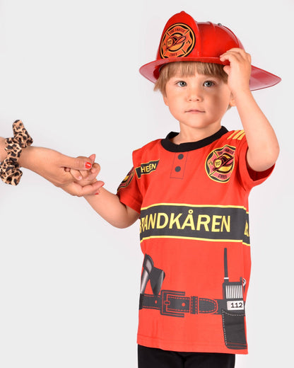 T-Shirt Fire-Fighter aus Bio-Baumwolle 98-104 cm
