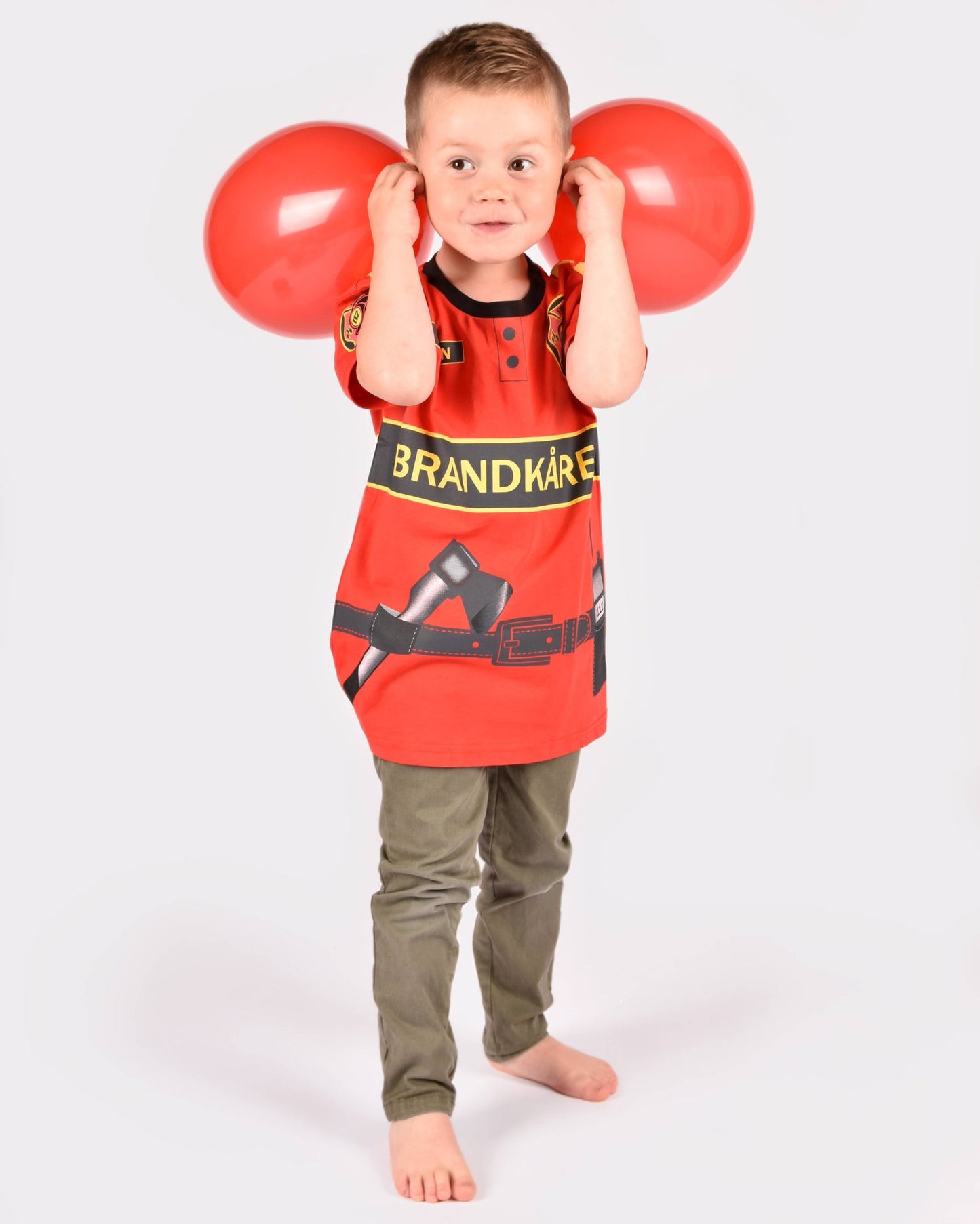 T-Shirt Fire-Fighter aus Bio-Baumwolle 98-104 cm