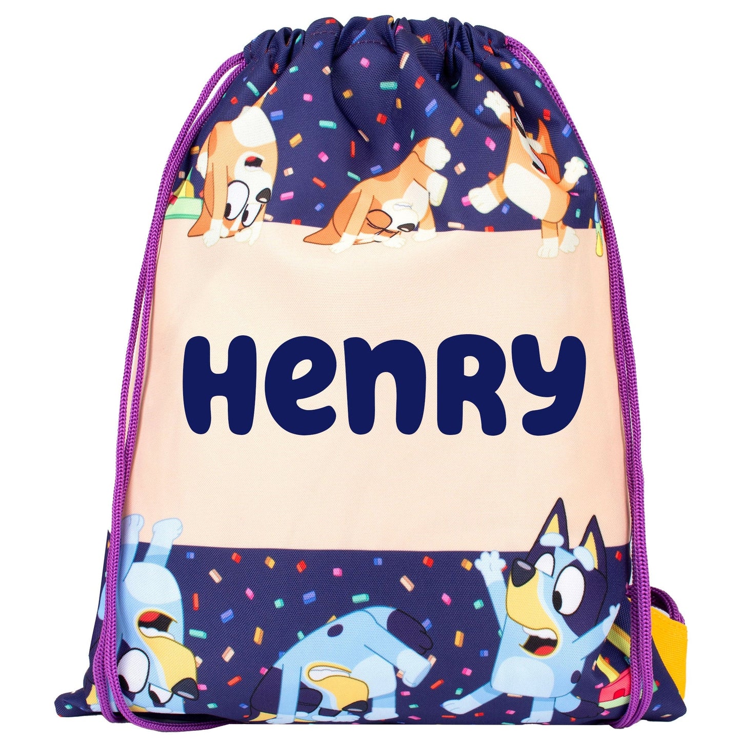 Official Bluey Sac à cordon | enfant PE Sac