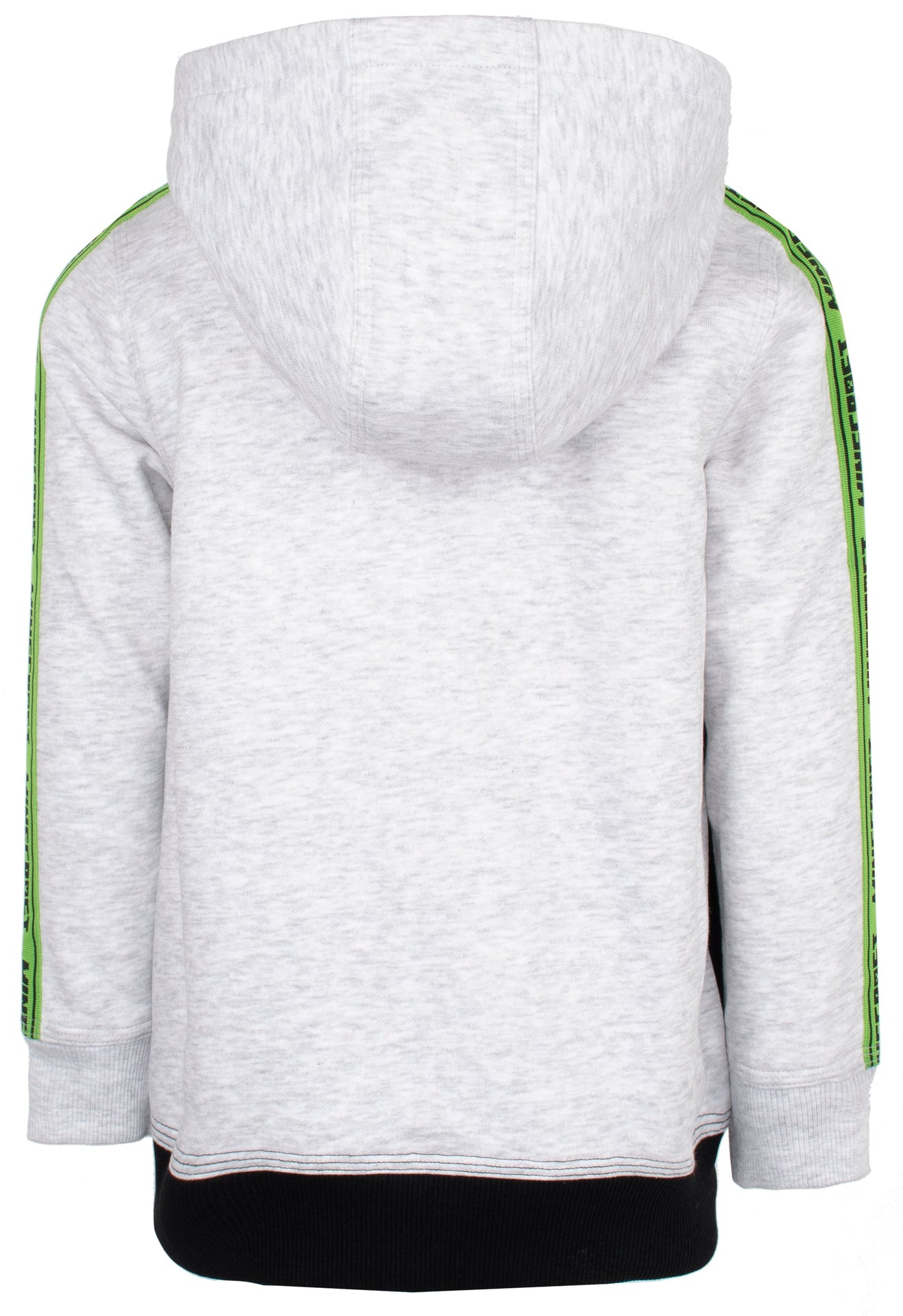 Minecraft Zipped Sweat à capuche – gris and noir