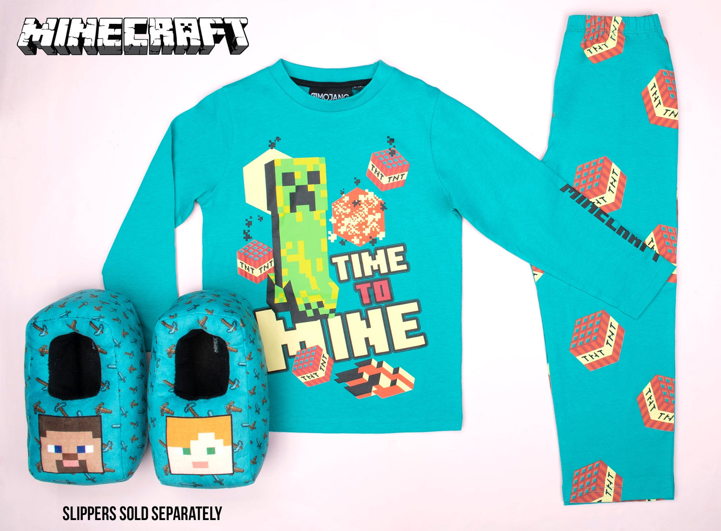Minecraft Pyjamas – bleu