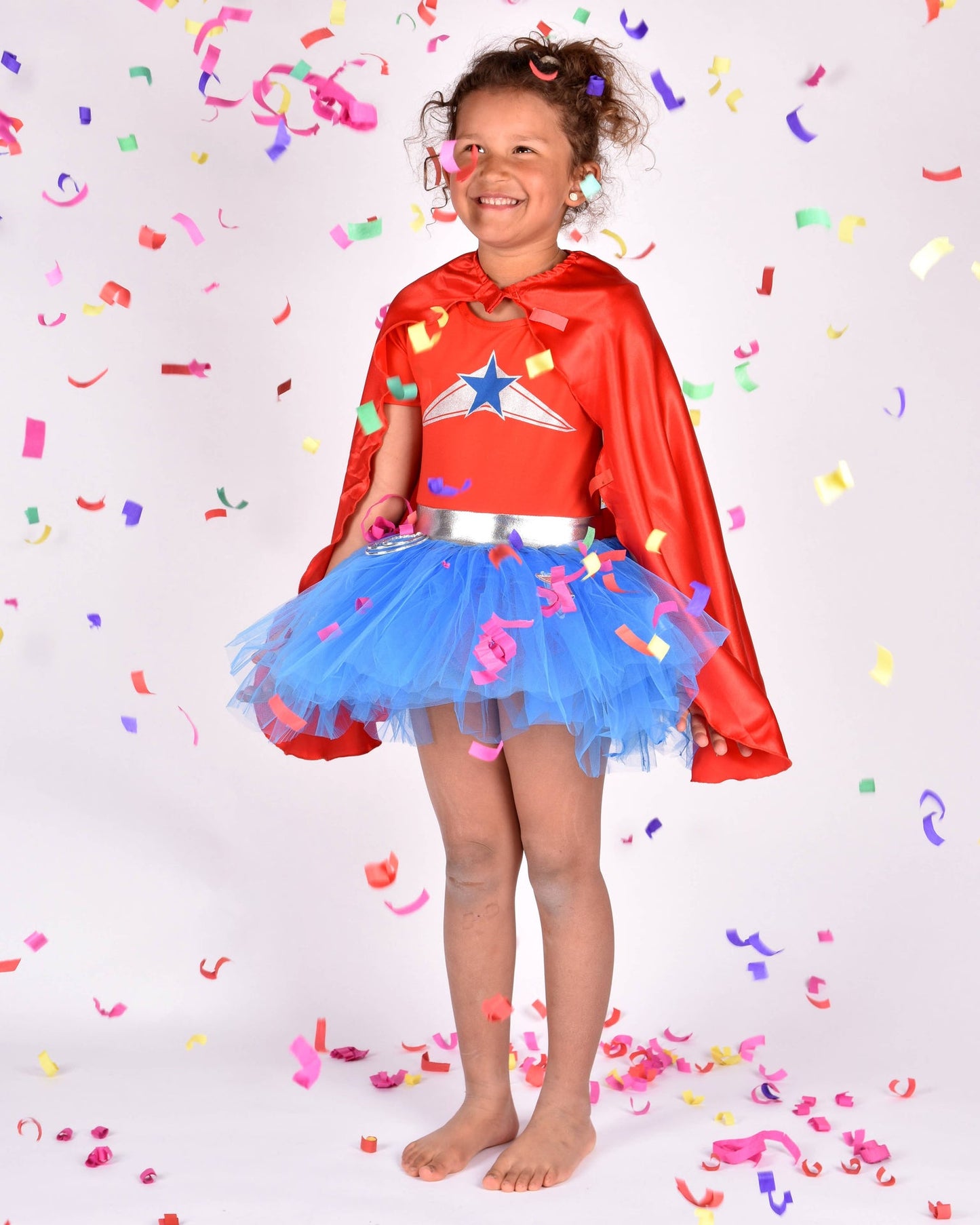 Super Wondergirl with Cape 110-116 cm 4-6 years