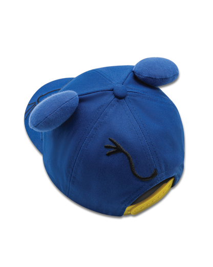 Kindermütze mit dem blauen Elefanten