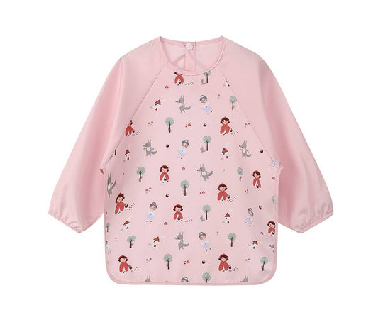 Rotkäppchen-Lätzchen mit Ärmeln