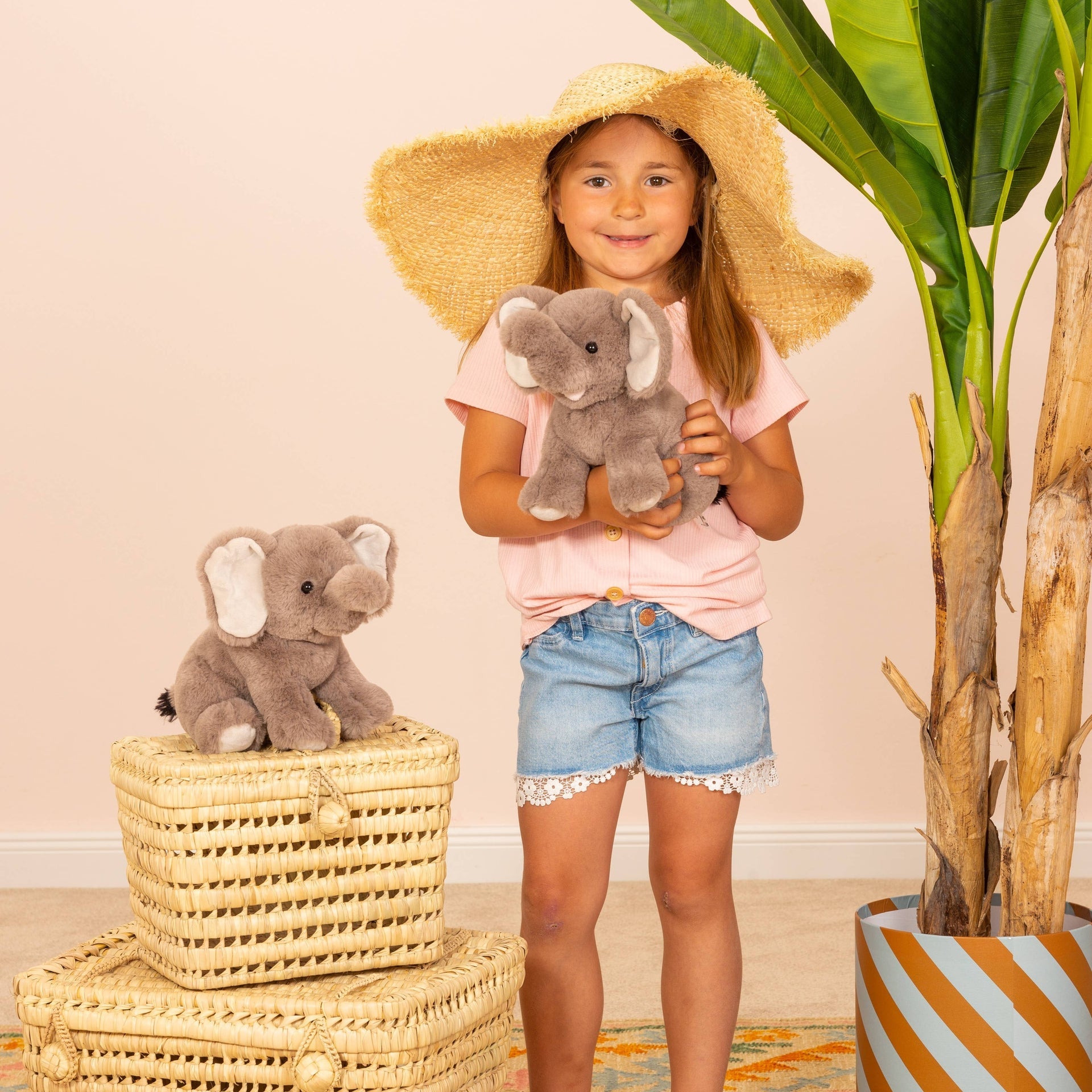 Peluche Éléphant Assis - Teddy Hermann