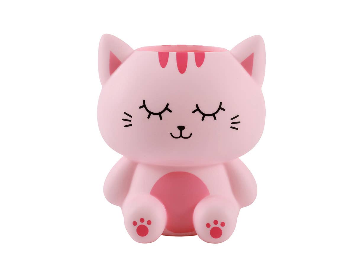 3D-Stiftehalter Rosa Katze