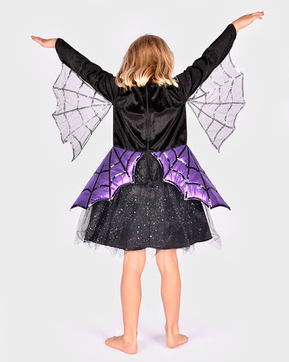 Spider Dress W with Headband 110-116 cm 4-6 years